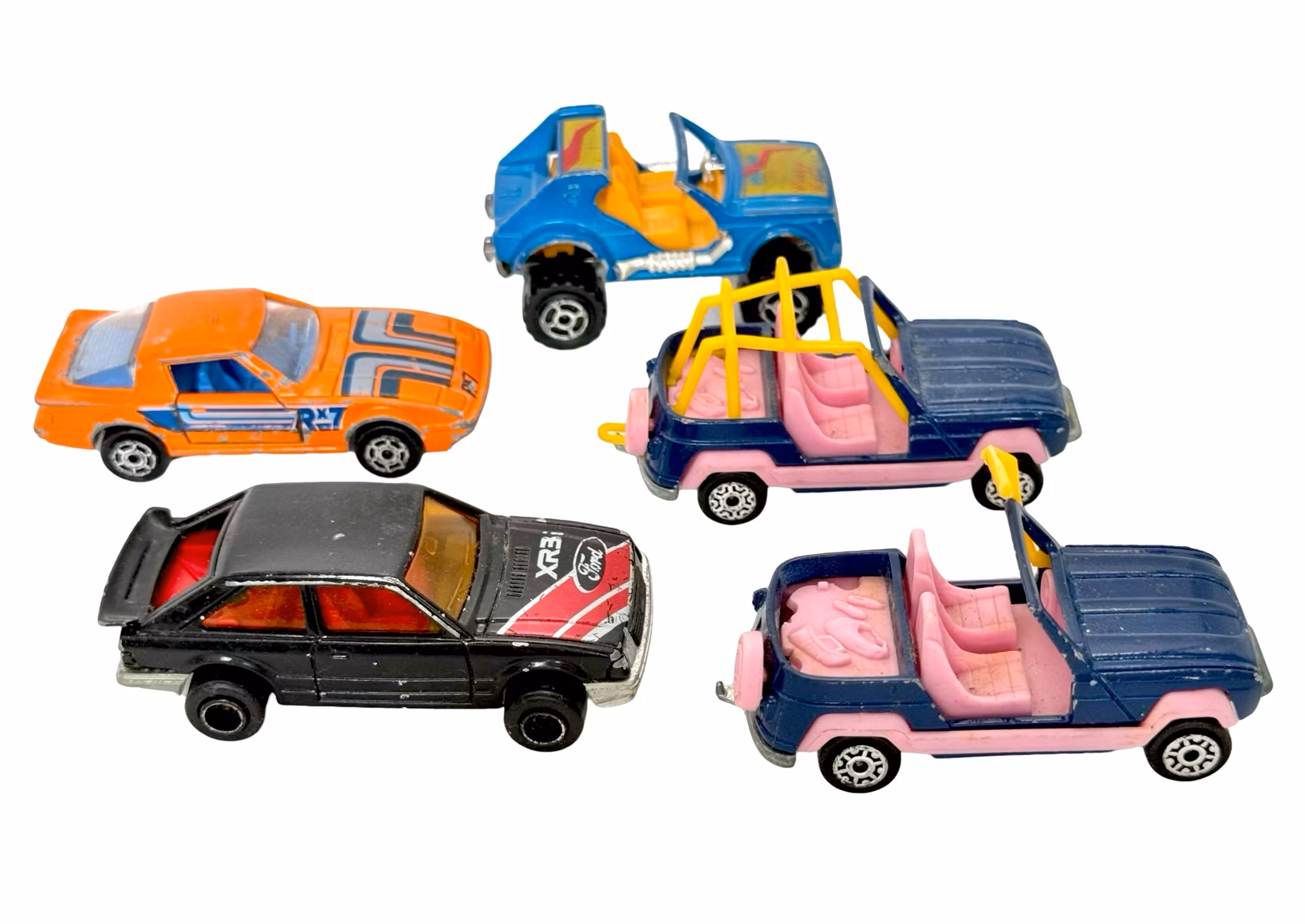 5 piezas, coches de juguete Majorette, coches de colección