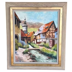JACK ULVENSTEN (Sweden 1911-1982). Oil painting on panel, Signed