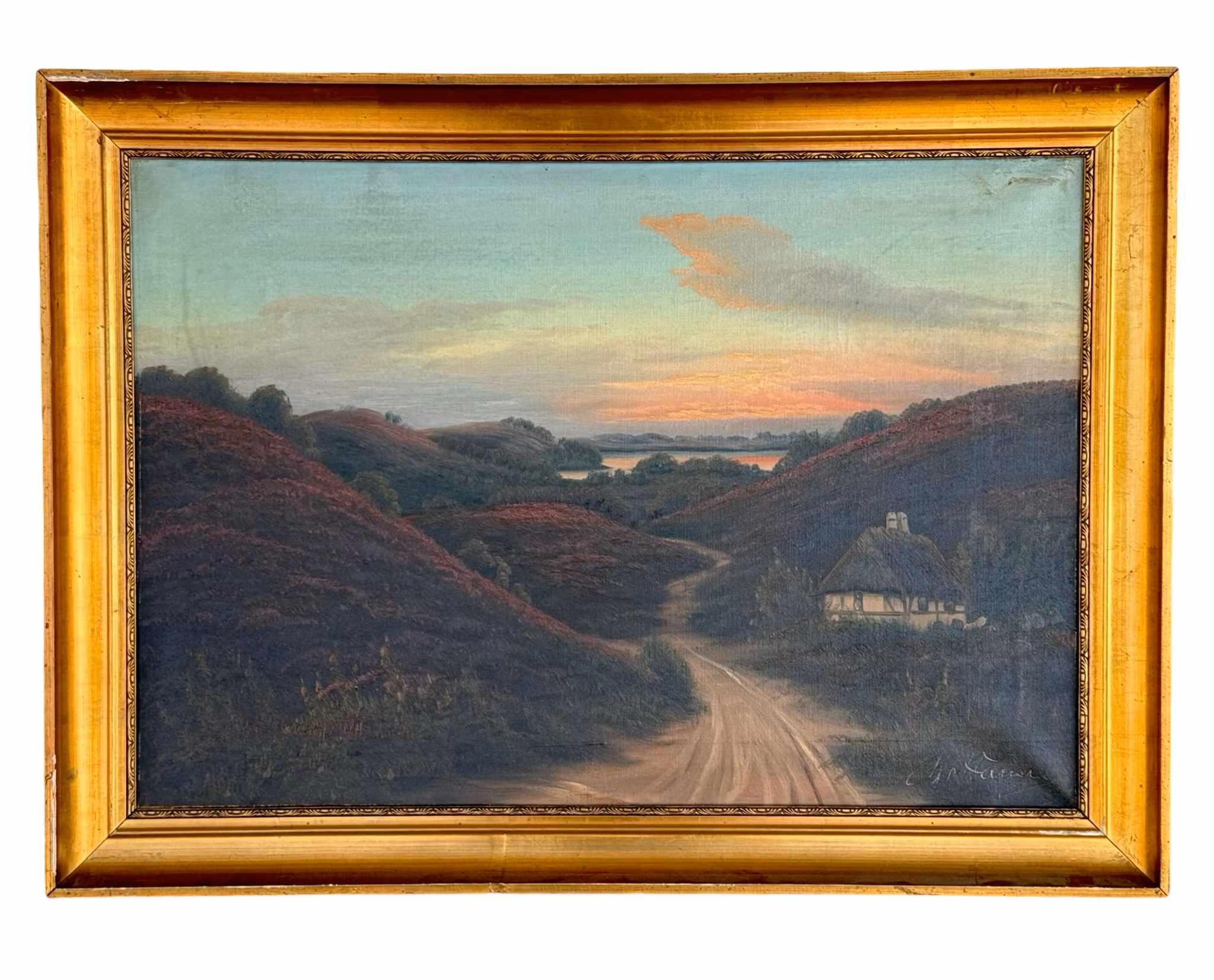 Viggo Christian Hansen (Dinamarca, 1884-1963). Pintura al óleo sobre lienzo, Firmada