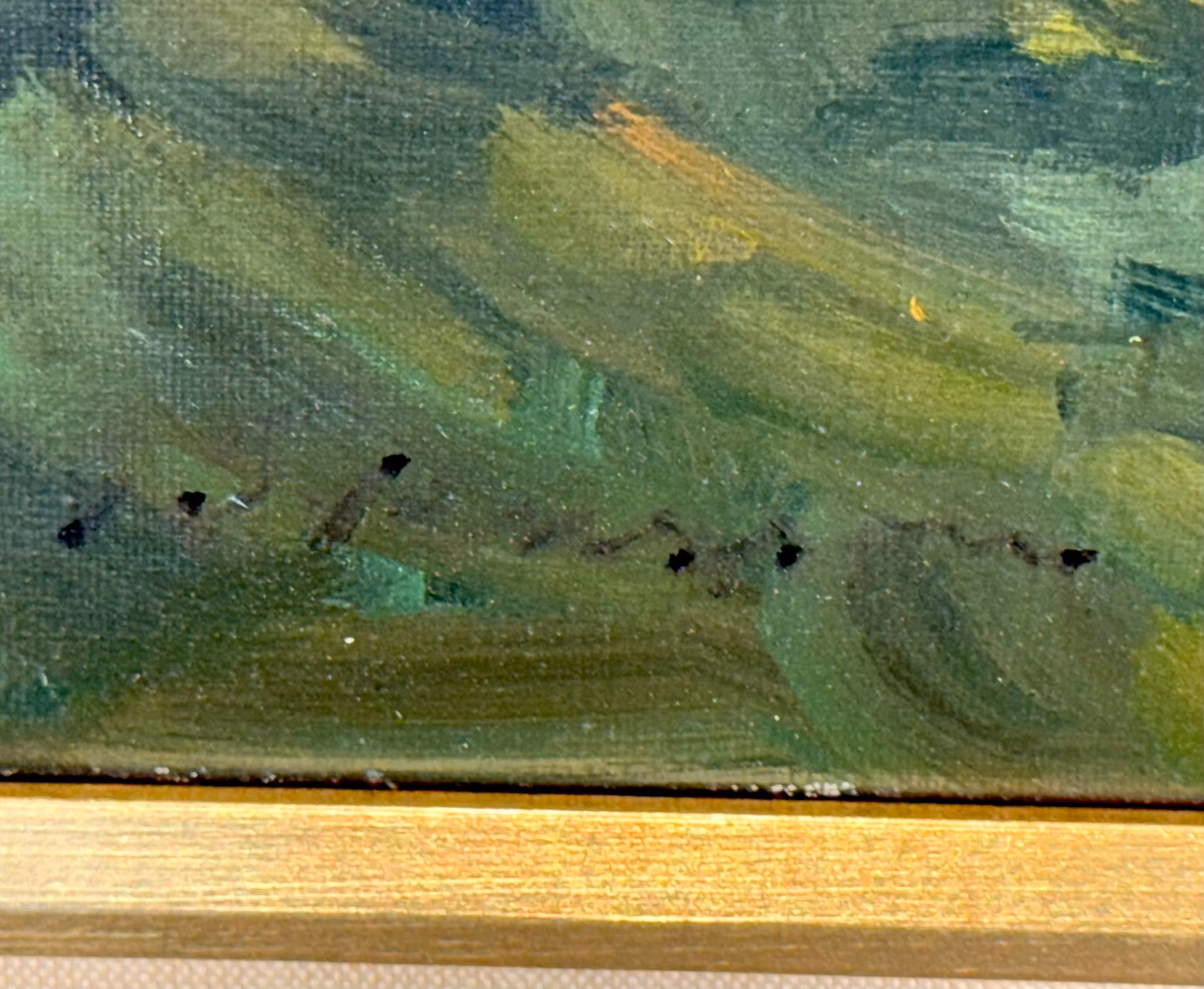 GÖTE SVENSSON, Öljymaalaus kankaalle, Signeerattu