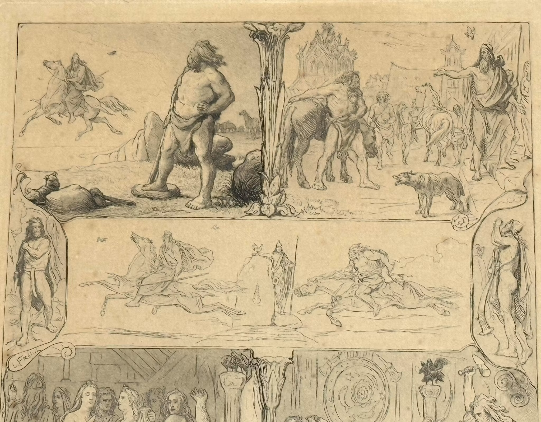 Lorenz Frölich, Mythologie