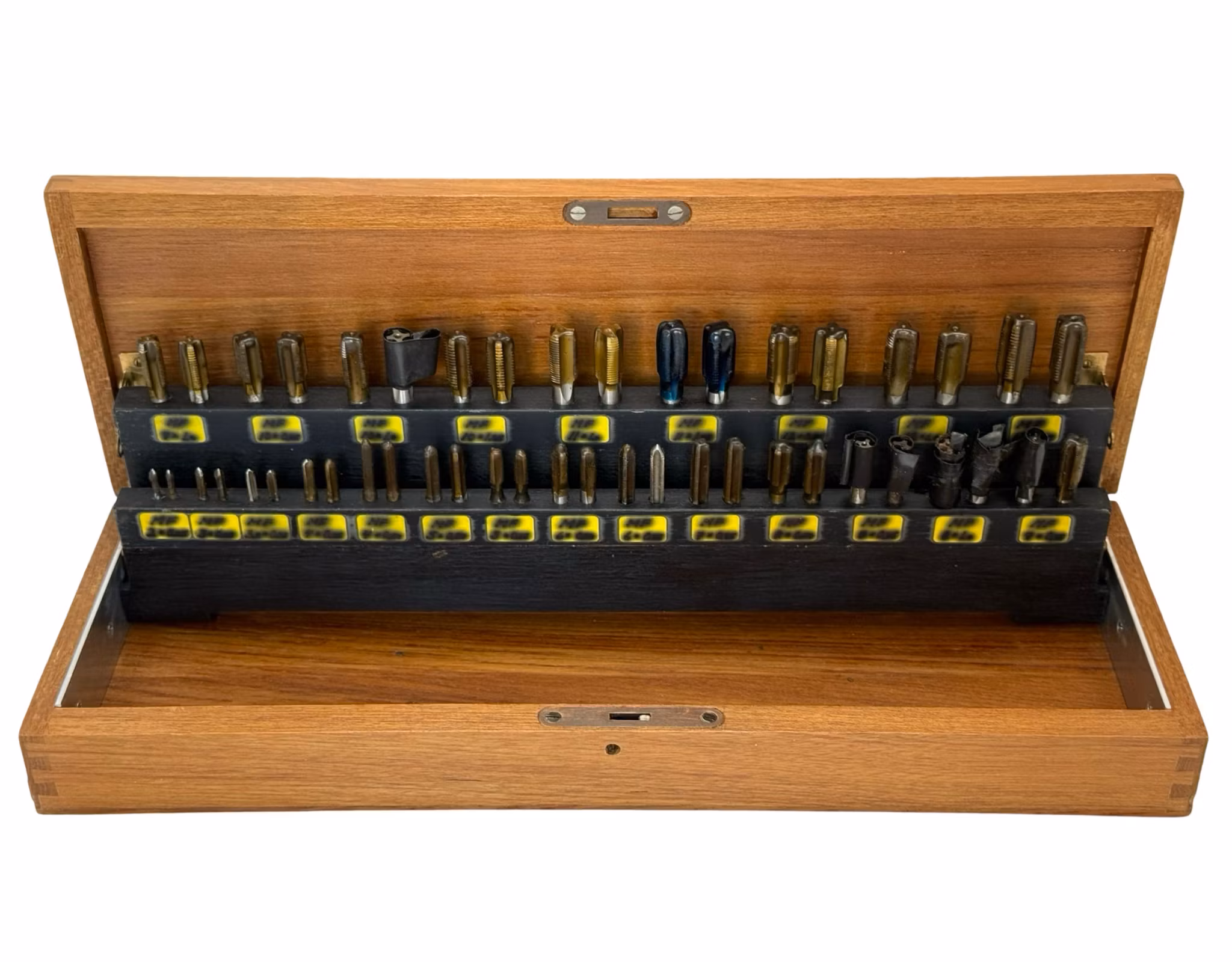 6 lådor, Gängtappar, UNC, UNF, Whitworth, Millimeter, Millimeter fin-1 och fin-2, SKF - Sweden