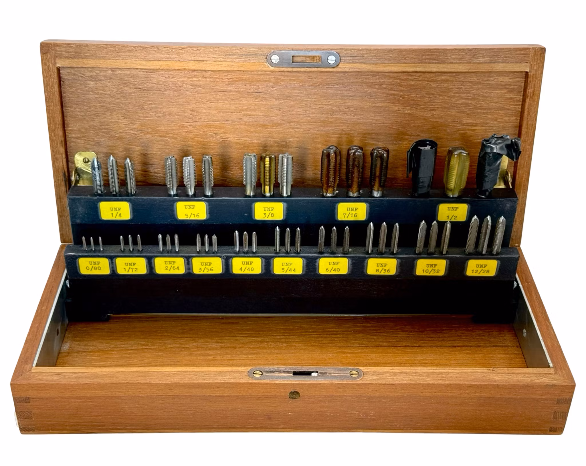 6 lådor, Gängtappar, UNC, UNF, Whitworth, Millimeter, Millimeter fin-1 och fin-2, SKF - Sweden