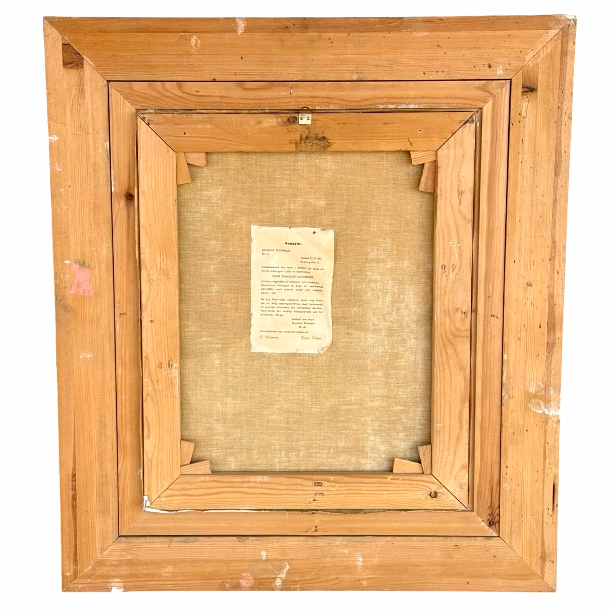 HUGO PALMQUIST, Obraz olejny na płótnie, Podpisany