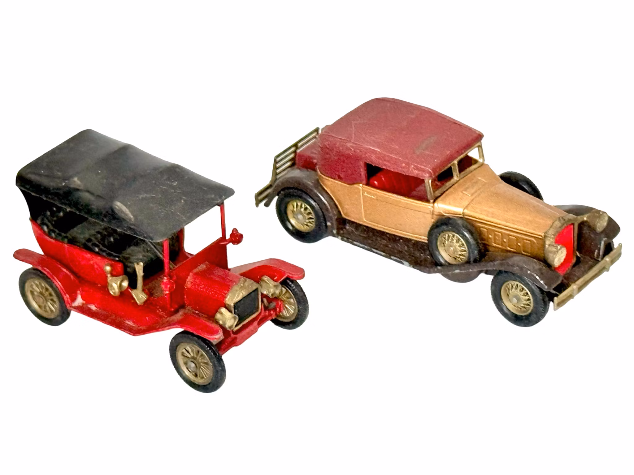 4 kpl, Matchbox, Lesney, Yesteryearin mallit, Englanti