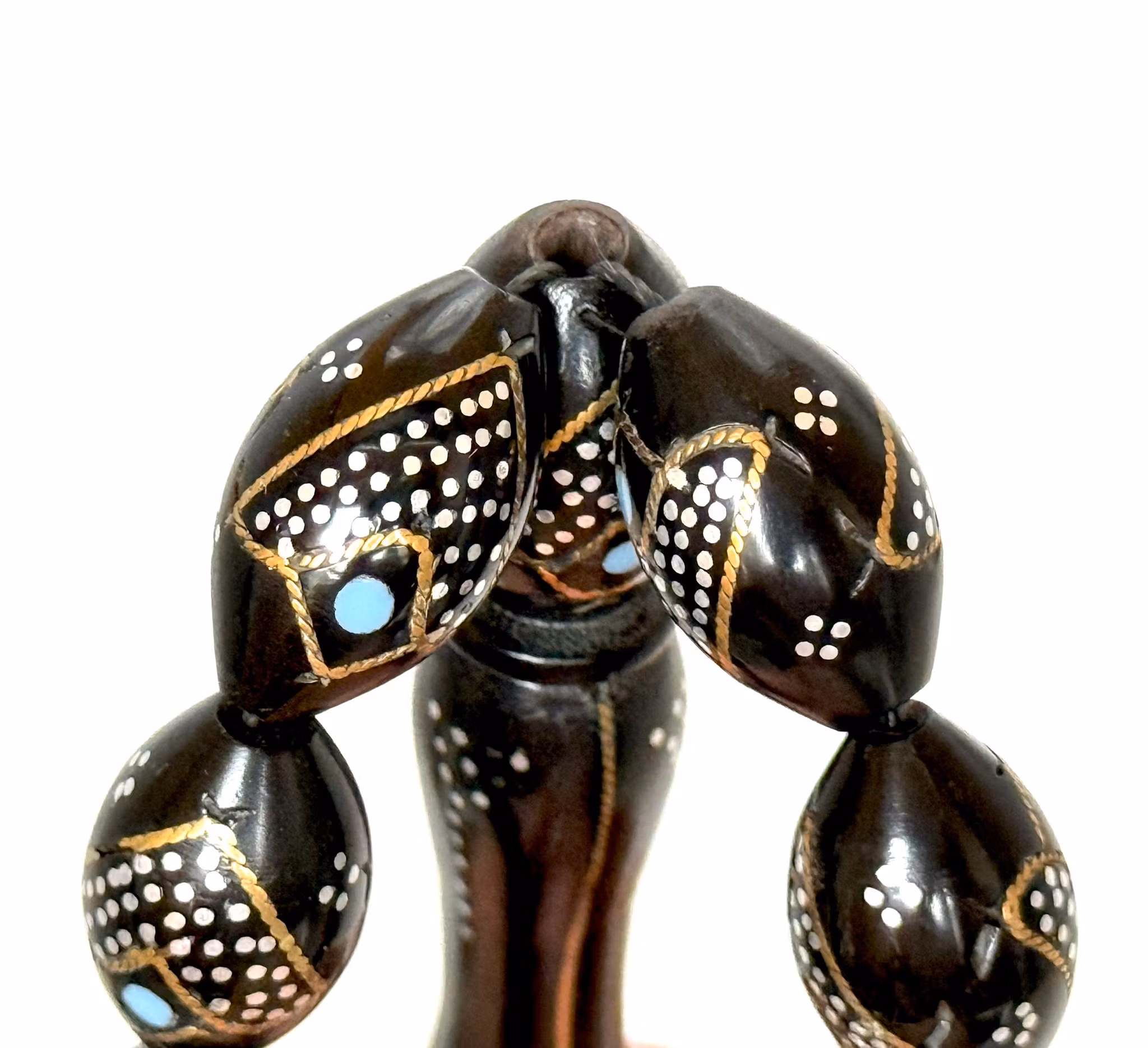 Gammal Cocobolo trä radband