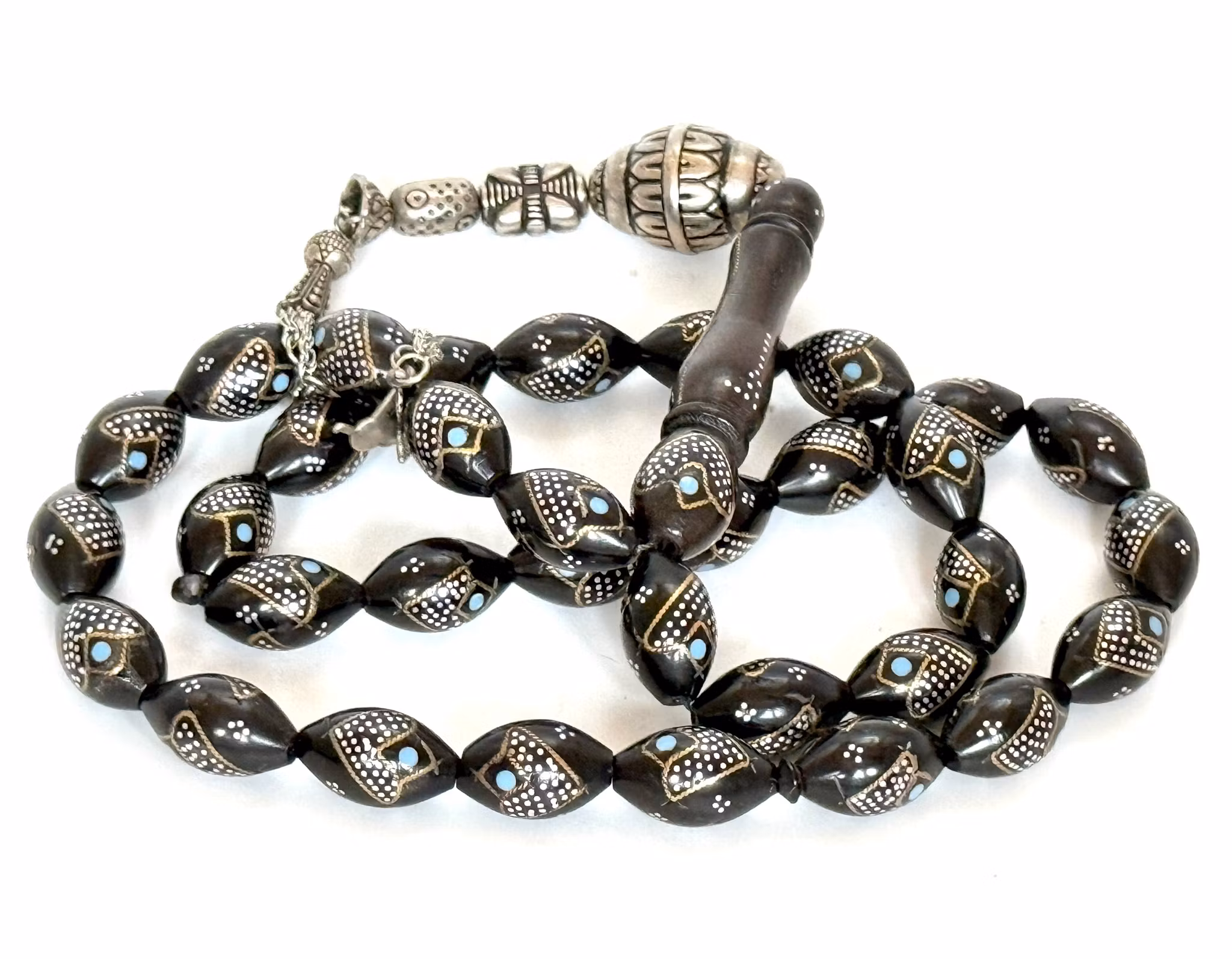 Gammal Cocobolo trä radband