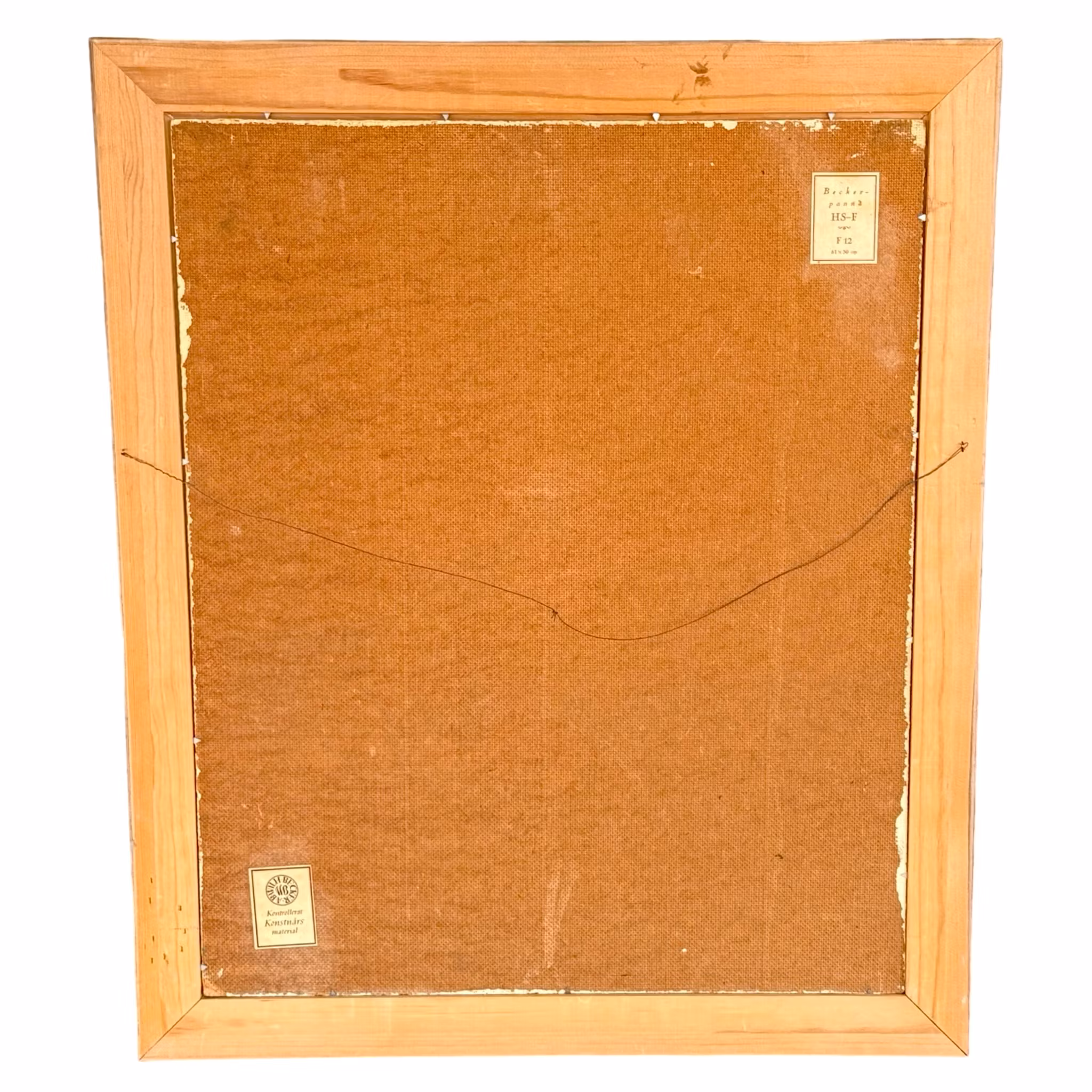 H. Persson, Öljymaalaus paneelille, Signeerattu