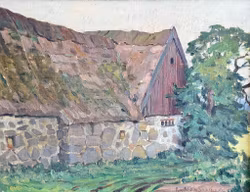 Ossian Gyllenberg (Sverige, 1884-1943). Oljemålning på duk, Signerad