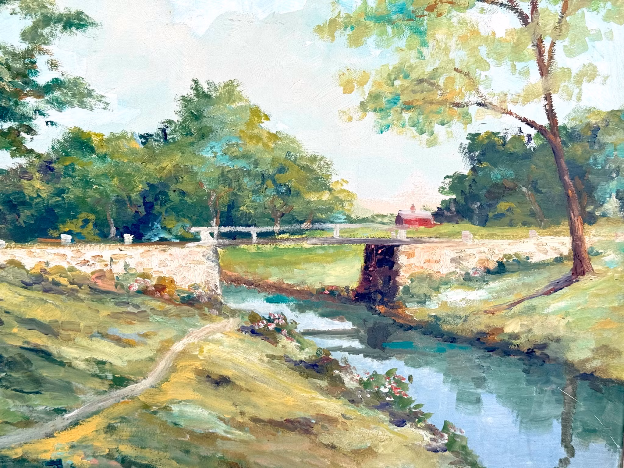 Gunnar Palme, Öljymaalaus paneelille, signeerattu