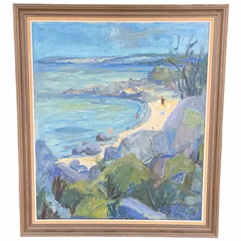 Svend Nielsen (Danmark, 1908-1993) Oljemålning på duk, Signerad