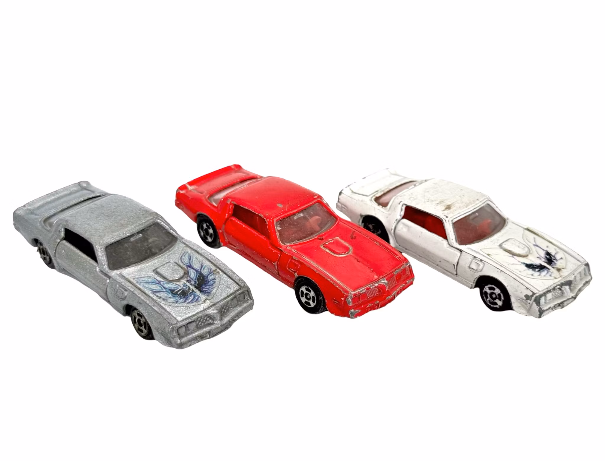 3 pcs, Vintage Pontiac Firebird Transan, Hong Kong