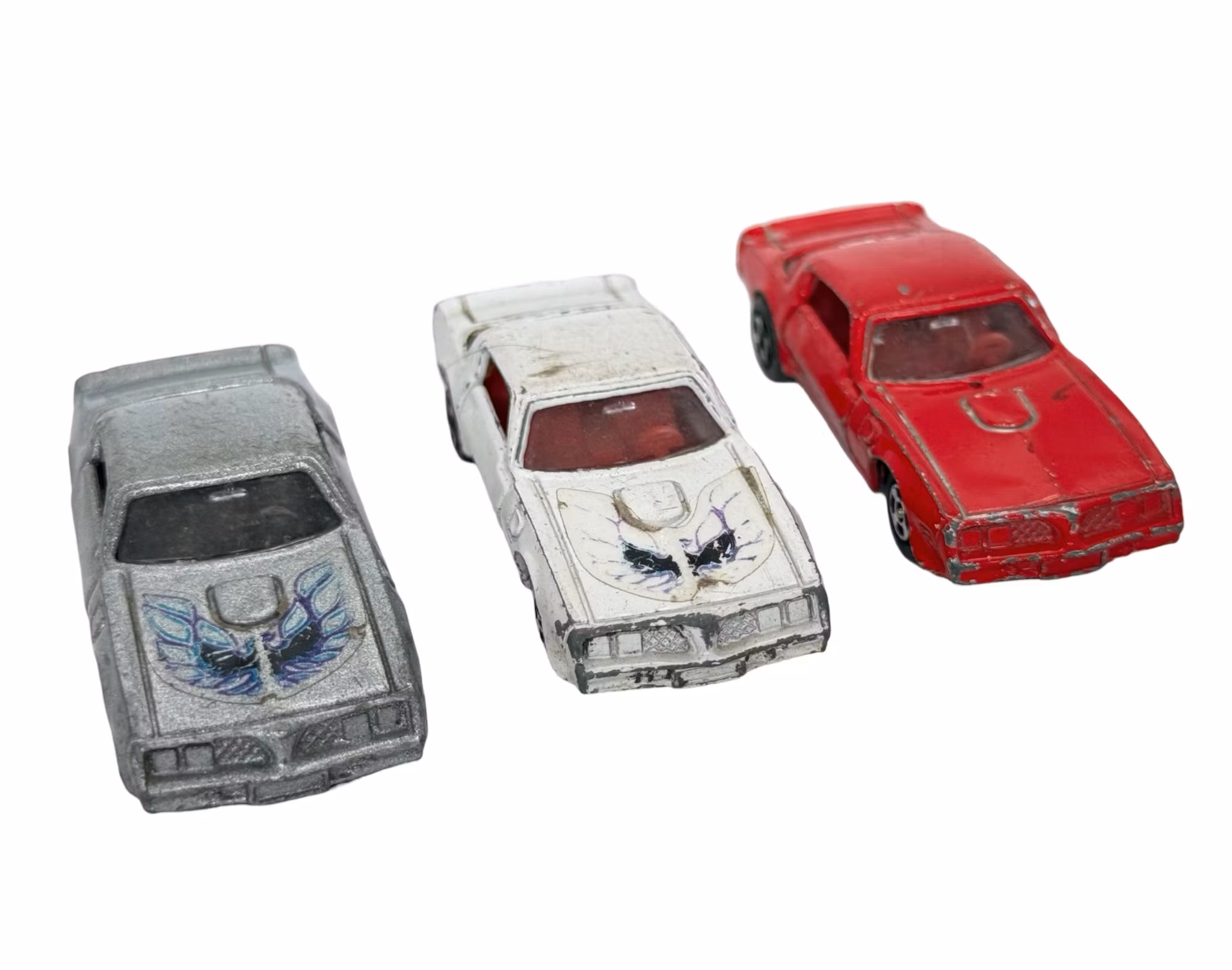 3 pcs, Vintage Pontiac Firebird Transan, Hong Kong