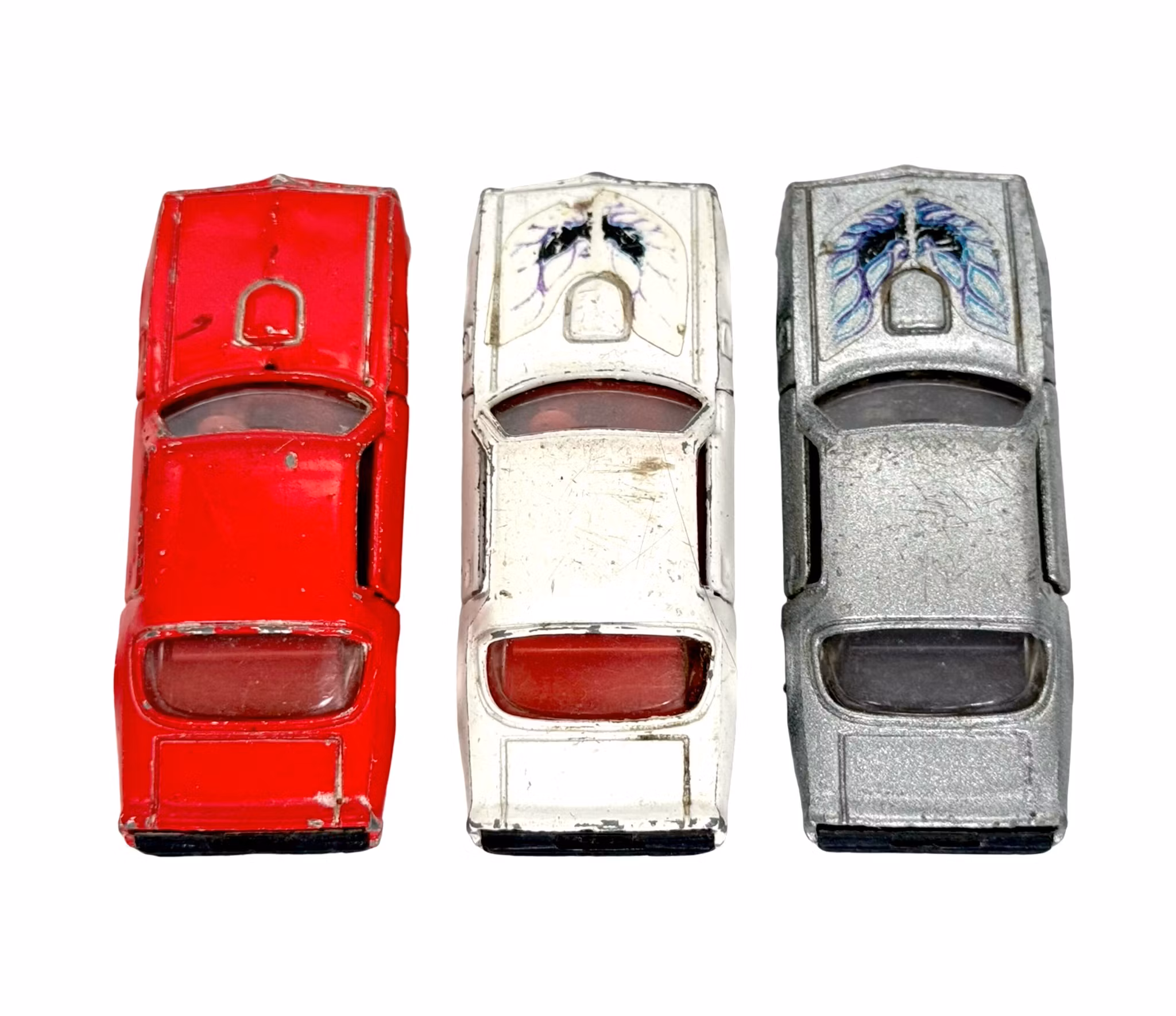 3 pcs, Vintage Pontiac Firebird Transan, Hong Kong