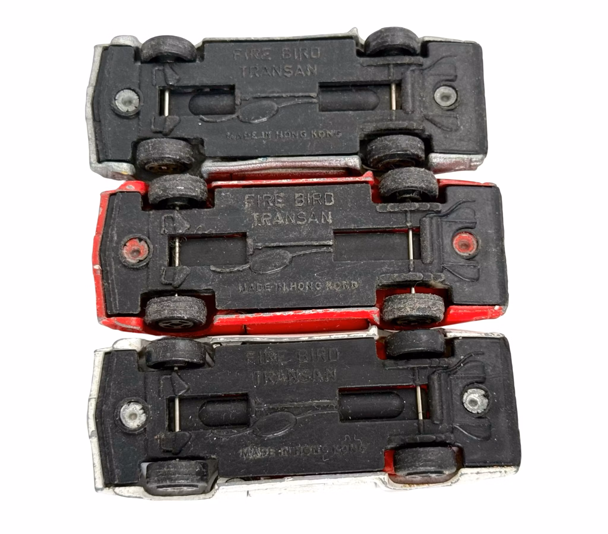 3 pcs, Vintage Pontiac Firebird Transan, Hong Kong