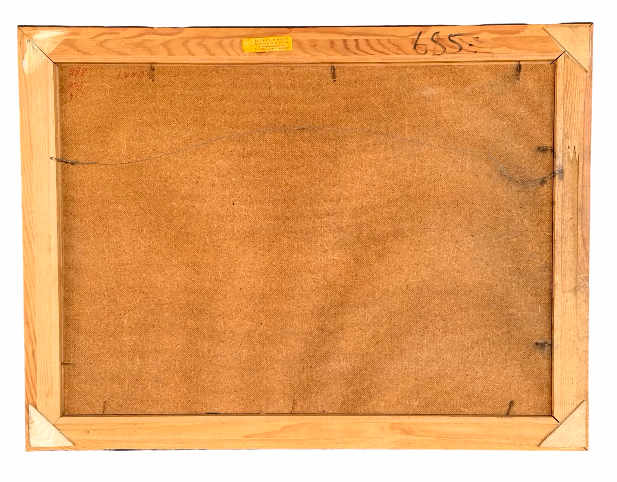 GUSTAV WERDER (Szwecja, 1918-1977). Obraz olejny na desce, sygnowany