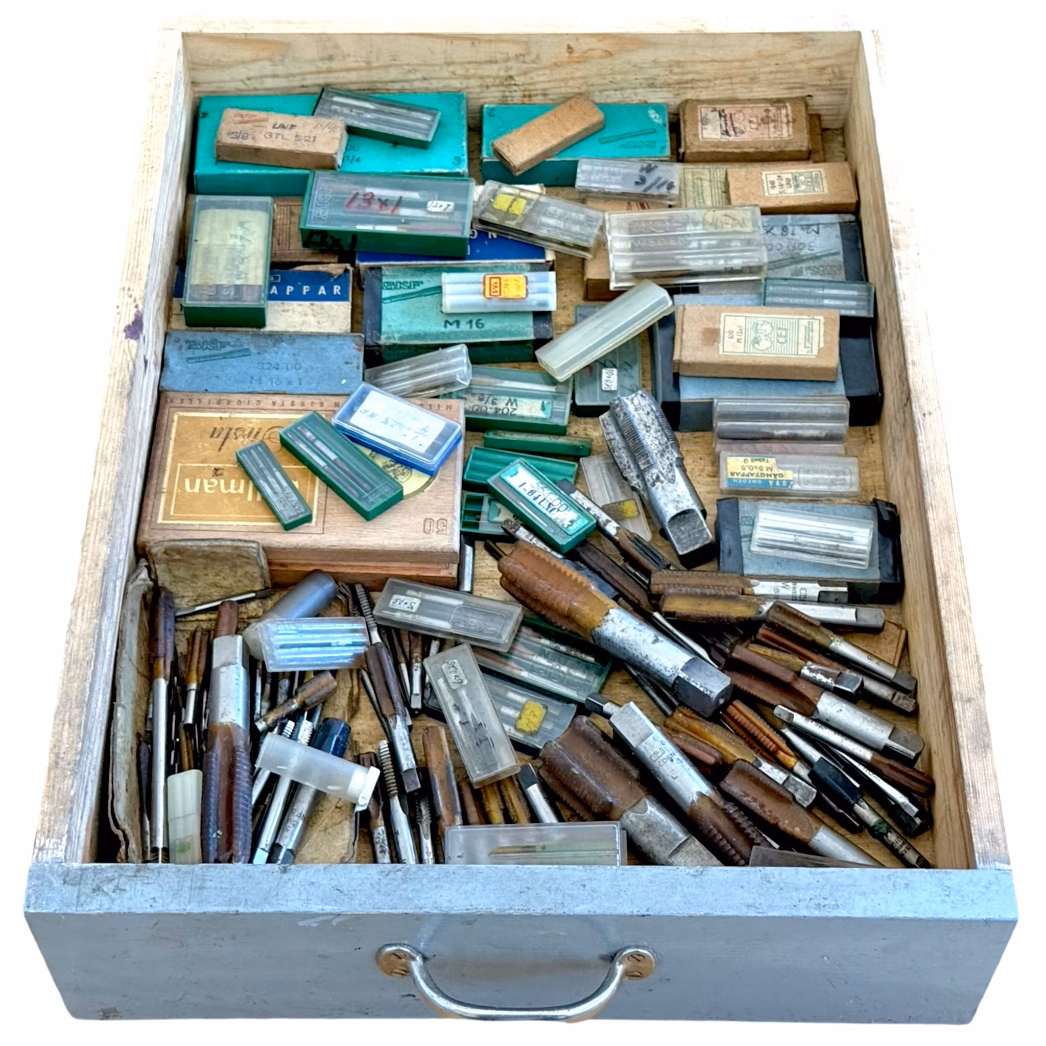 206-teilig, Gewindebohrer HSS, SKF, CEJ, SVA usw. In gutem Zustand