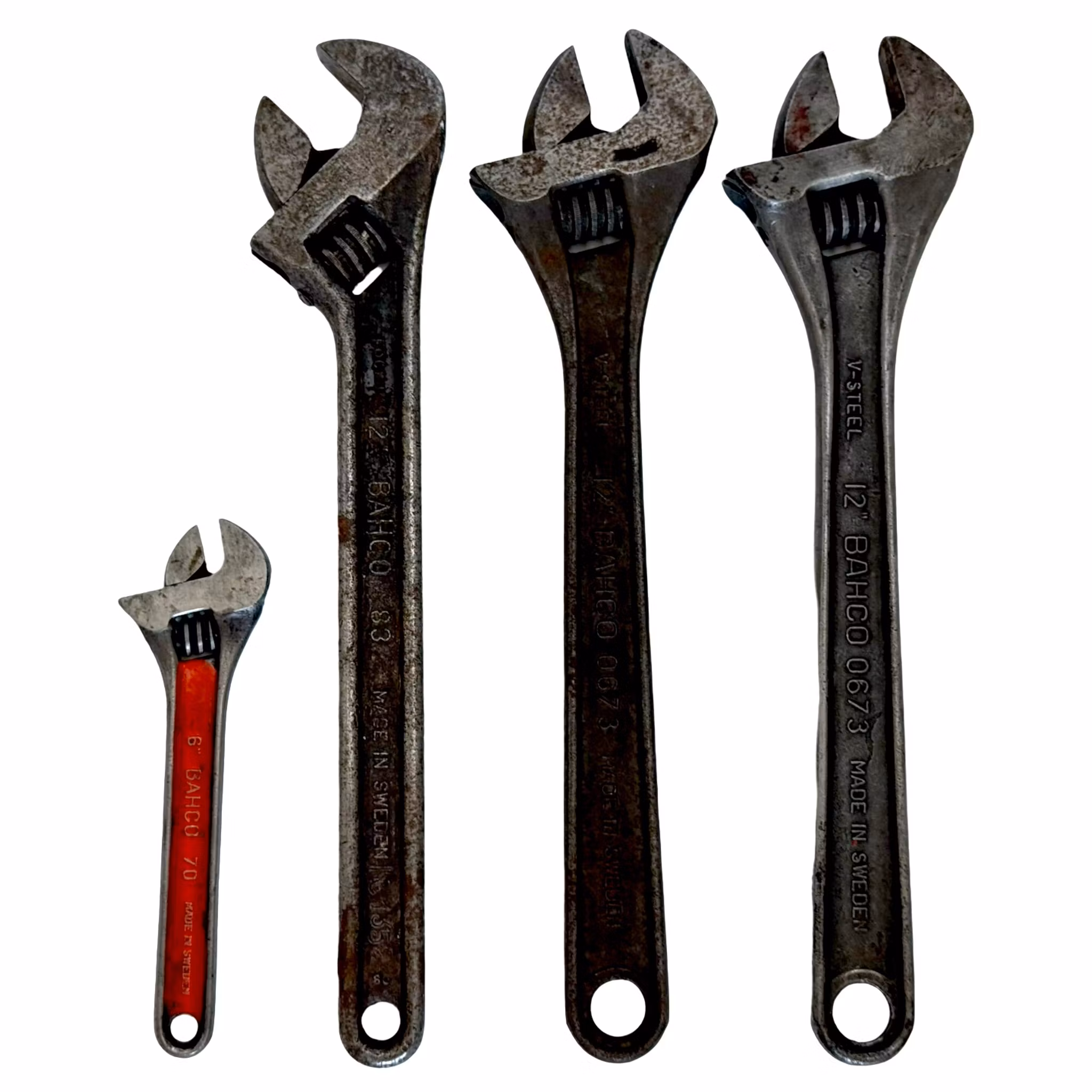 4 st, Bahco 0673, 83, 70, Skiftnyckelar, Sweden