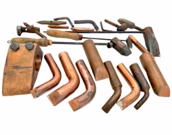 Punta de soldadura con soldador y otros accesorios