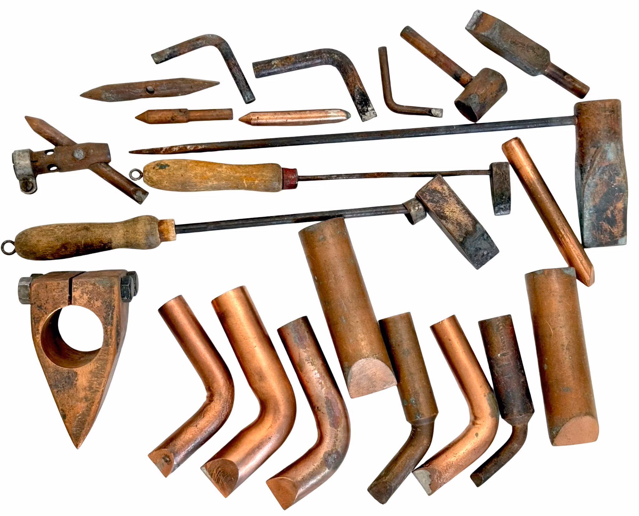 Punta de soldadura con soldador y otros accesorios