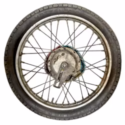 Ruota posteriore d'epoca Leleu