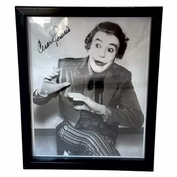 CESAR ROMERO AUTOGRAFER "JOKER" FOTO