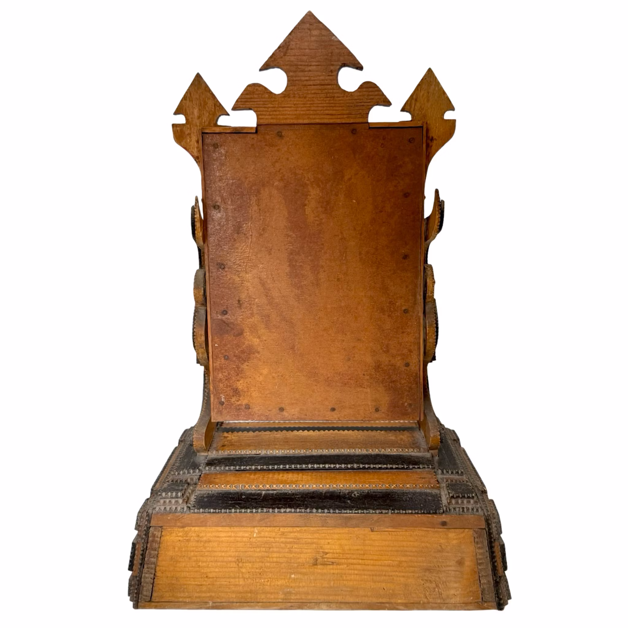 Antik Piggtittare, Spegel med låda