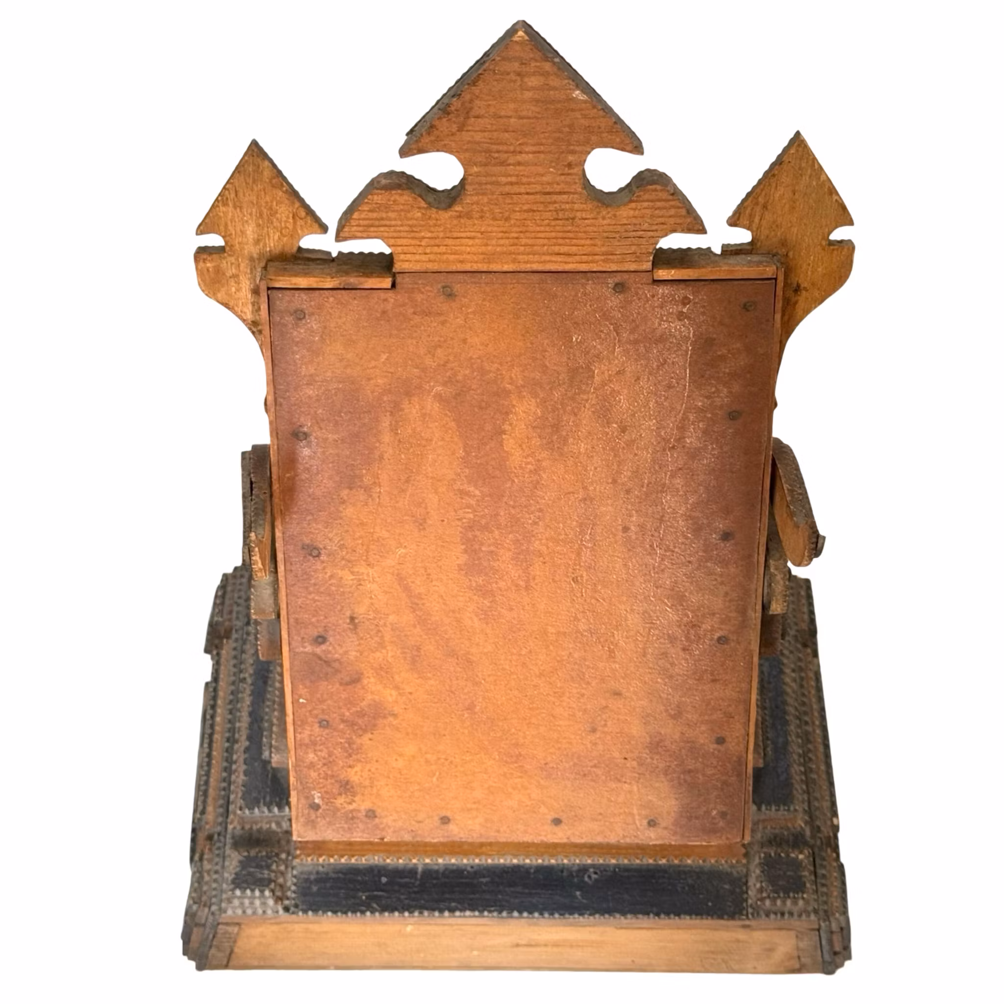 Antik Piggtittare, Spegel med låda