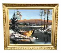 Artiste non identifié, Huile sur toile