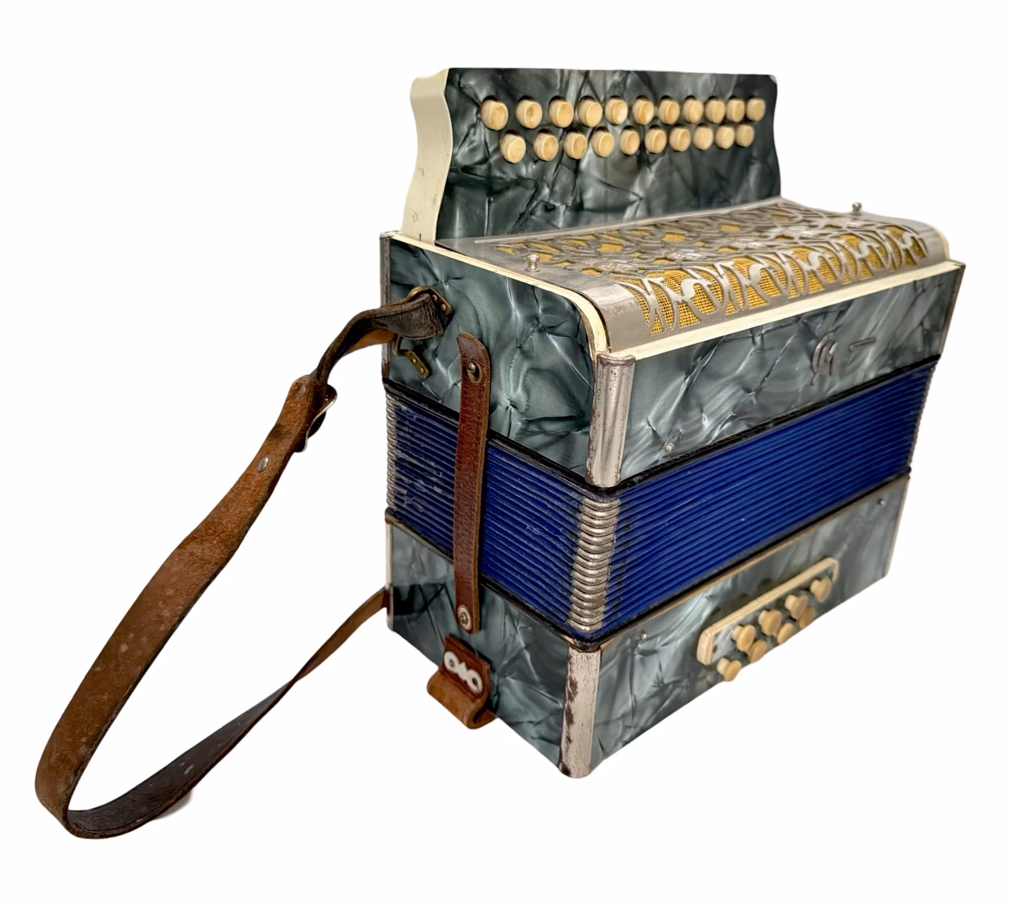 Vintage Dragspel CM-  med väska