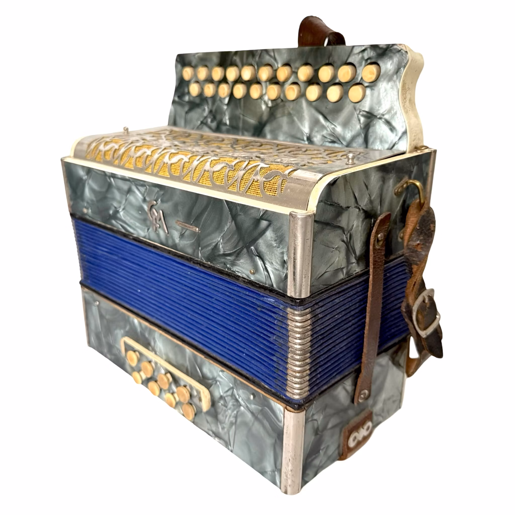 Vintage Dragspel CM-  med väska