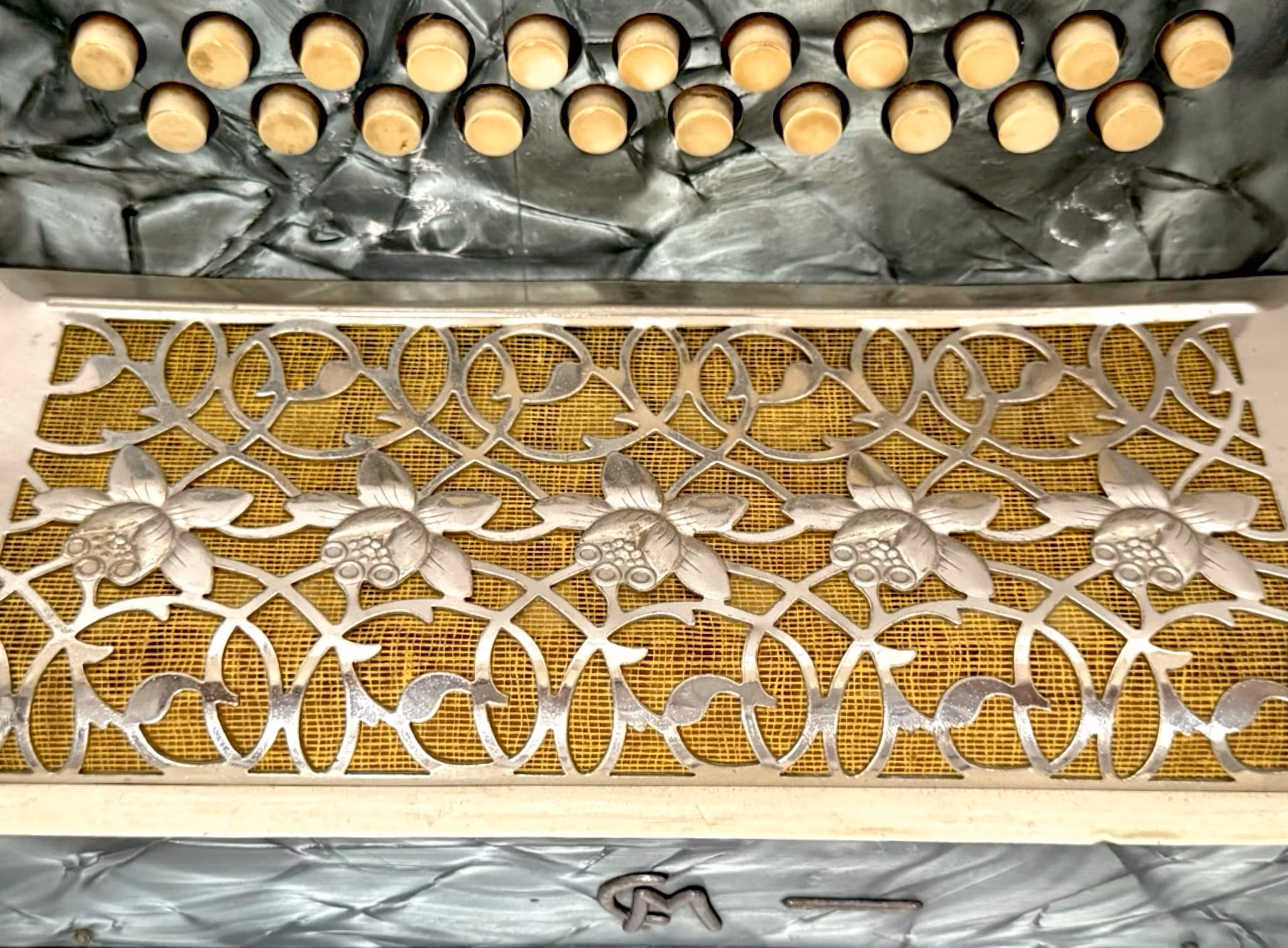 Vintage Dragspel CM-  med väska