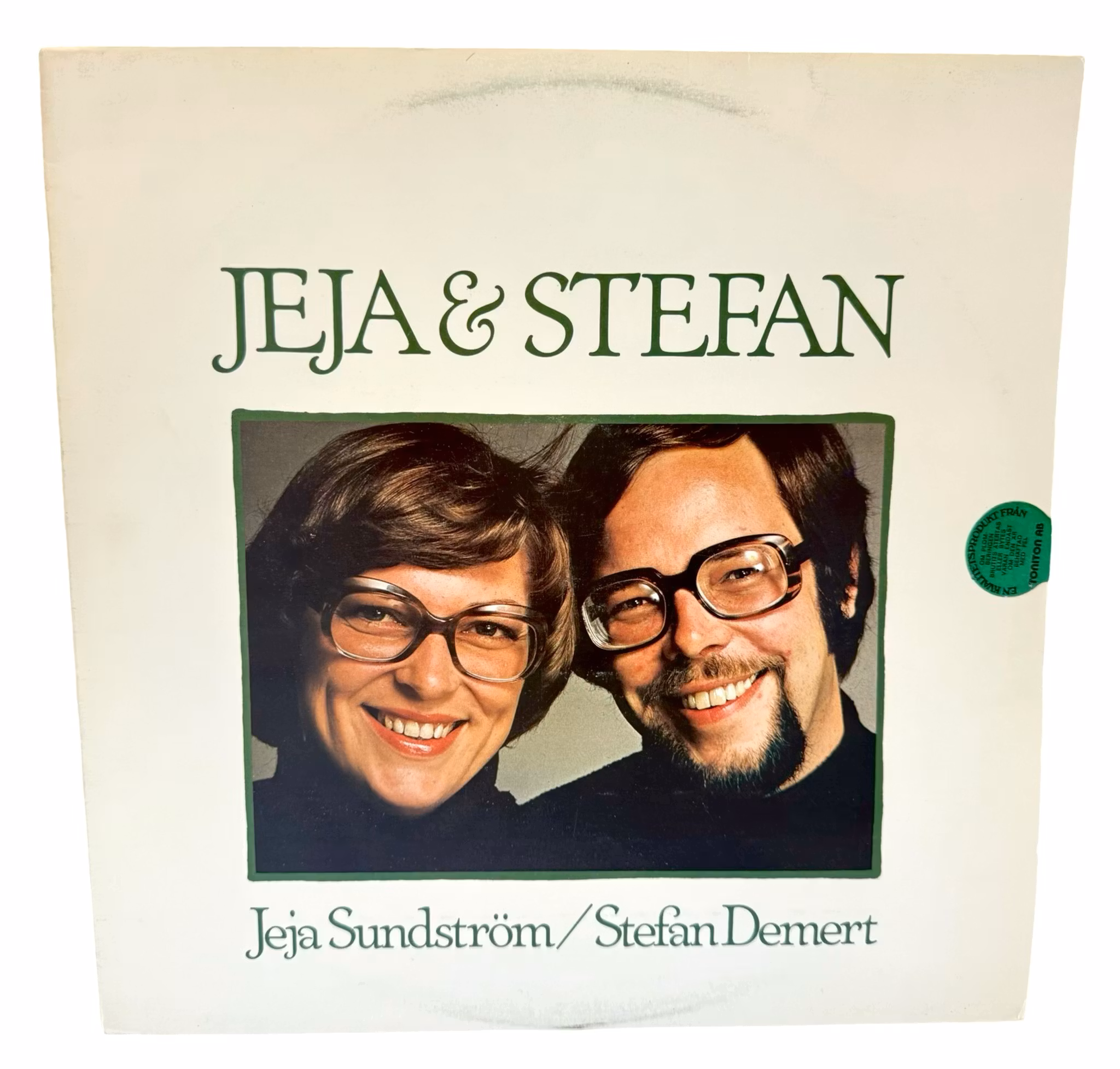 Jeja & Stefan, Jeja Sundström & Stefan Demert, LP Vinyl, Ubrugt