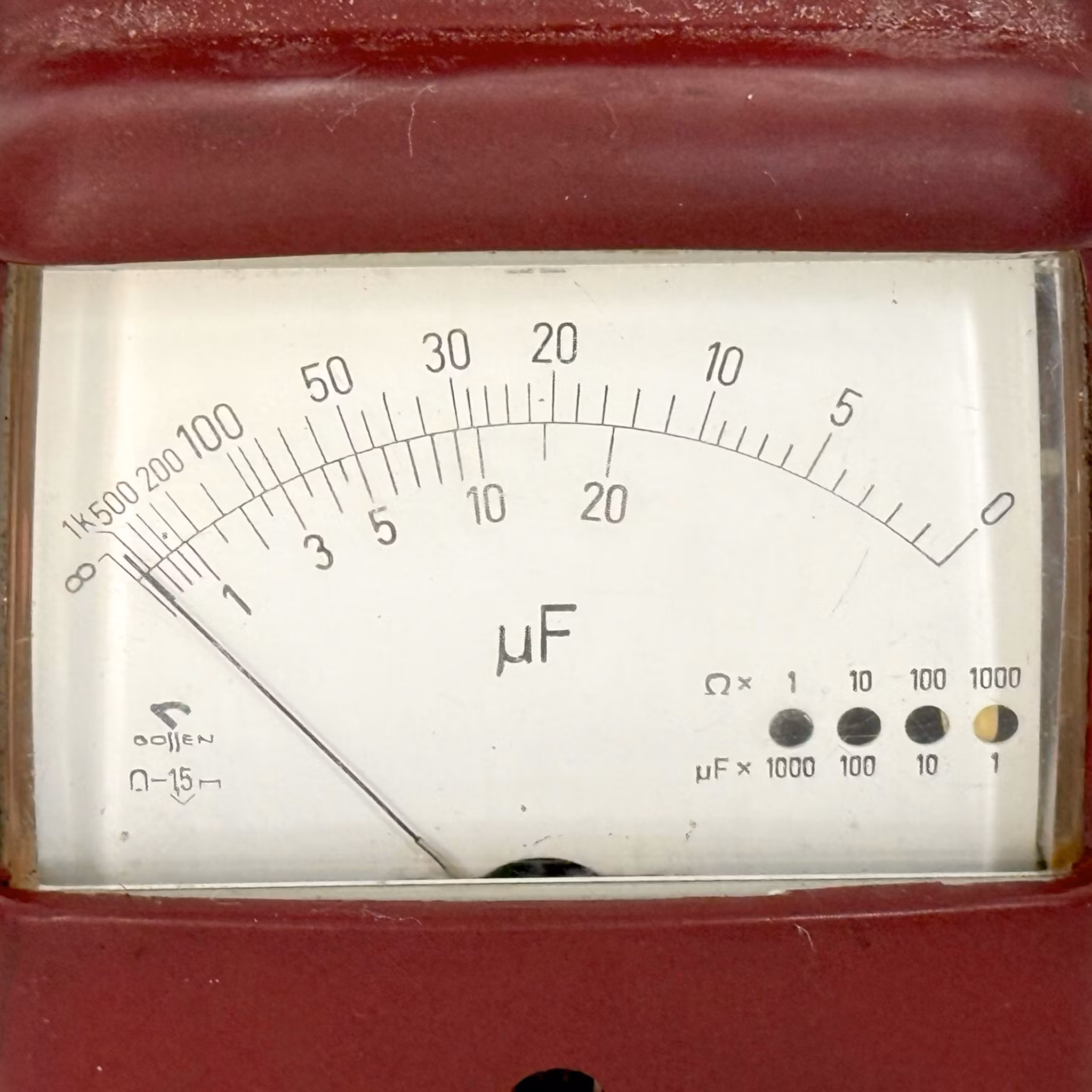 Vintage Gossen measuring device voltmeter