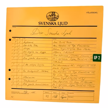 Div. Svenska Ljud, LP Vinyl, Oanvänt