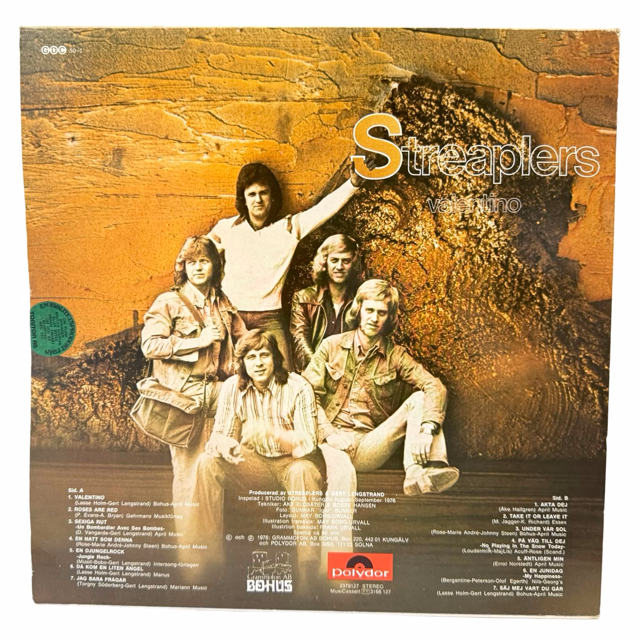 Streaplers - Valentino, LP Vinilo, Sin usar