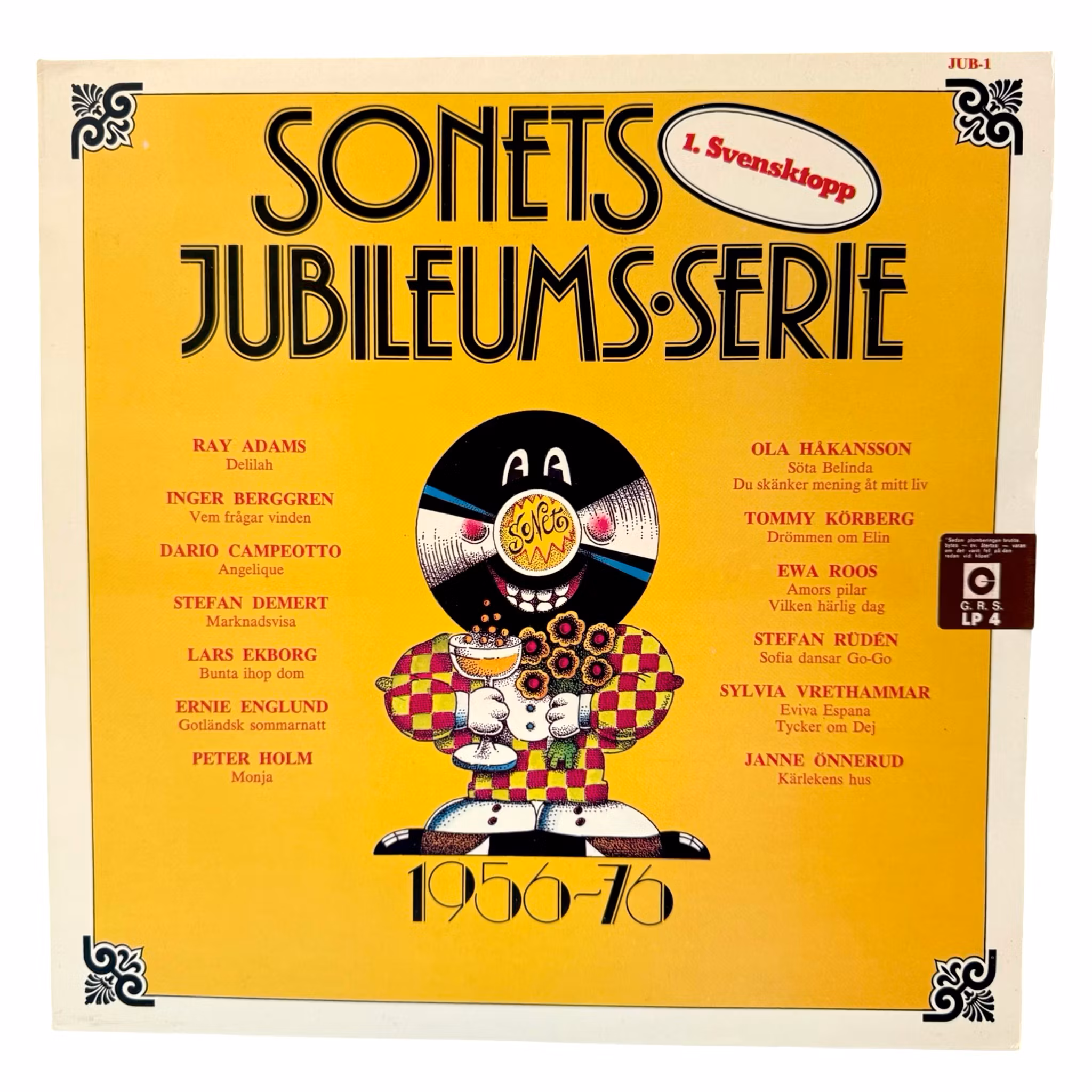 Sonets Jubileums-serie, 1. Svensktopp, LP Vinyl, Oanvänt