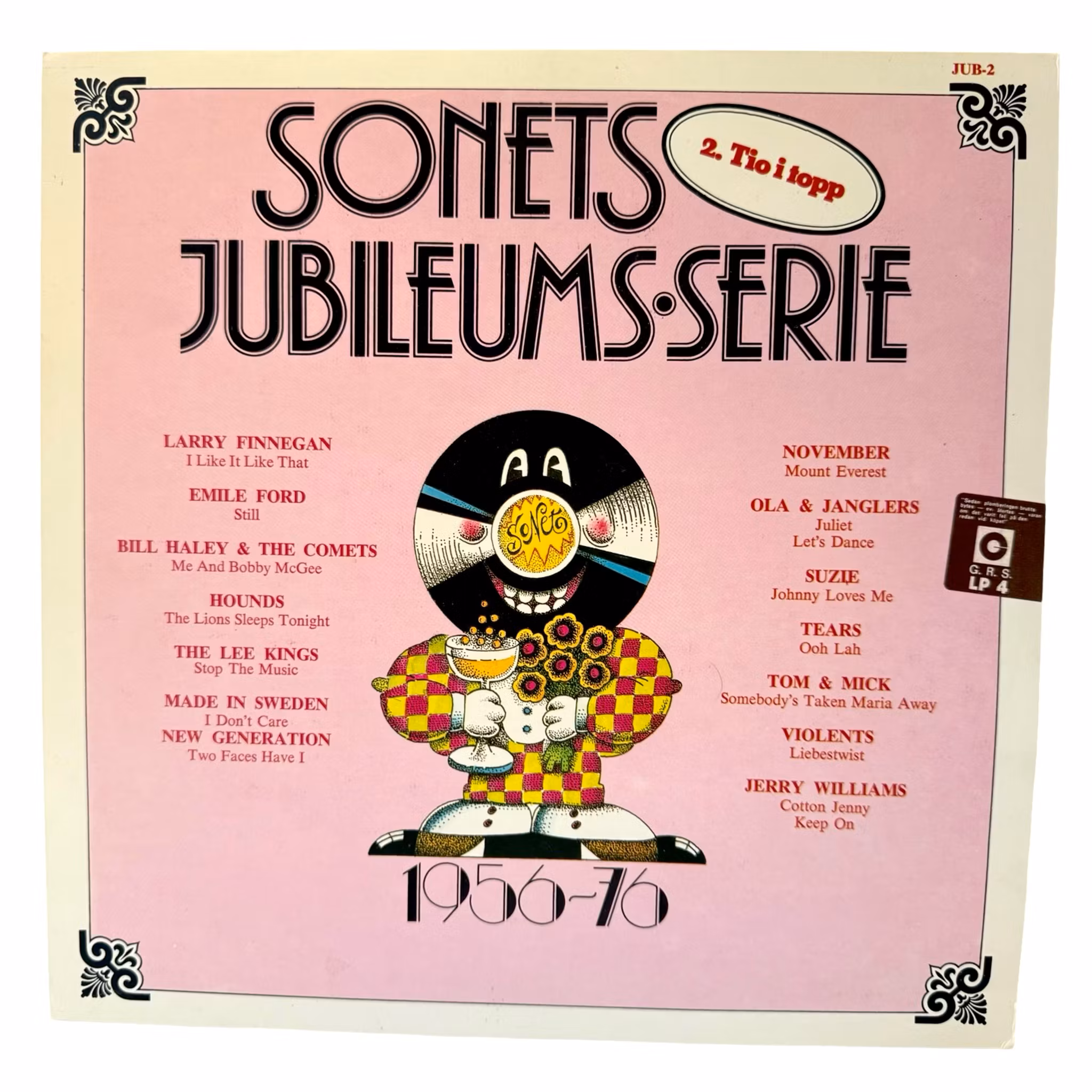 Sonets Jubilee Series, 2. Top Ten, vinyle LP, inutilisé