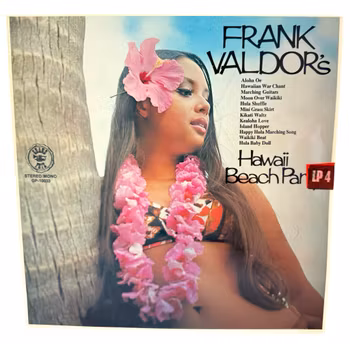 Frank Valdors Hawaii Beach Party, LP Vinyl, Oanvänt
