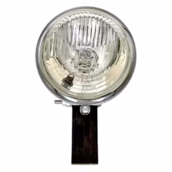 Hella, Strålkastare H4, rund/krom 12,5 cm