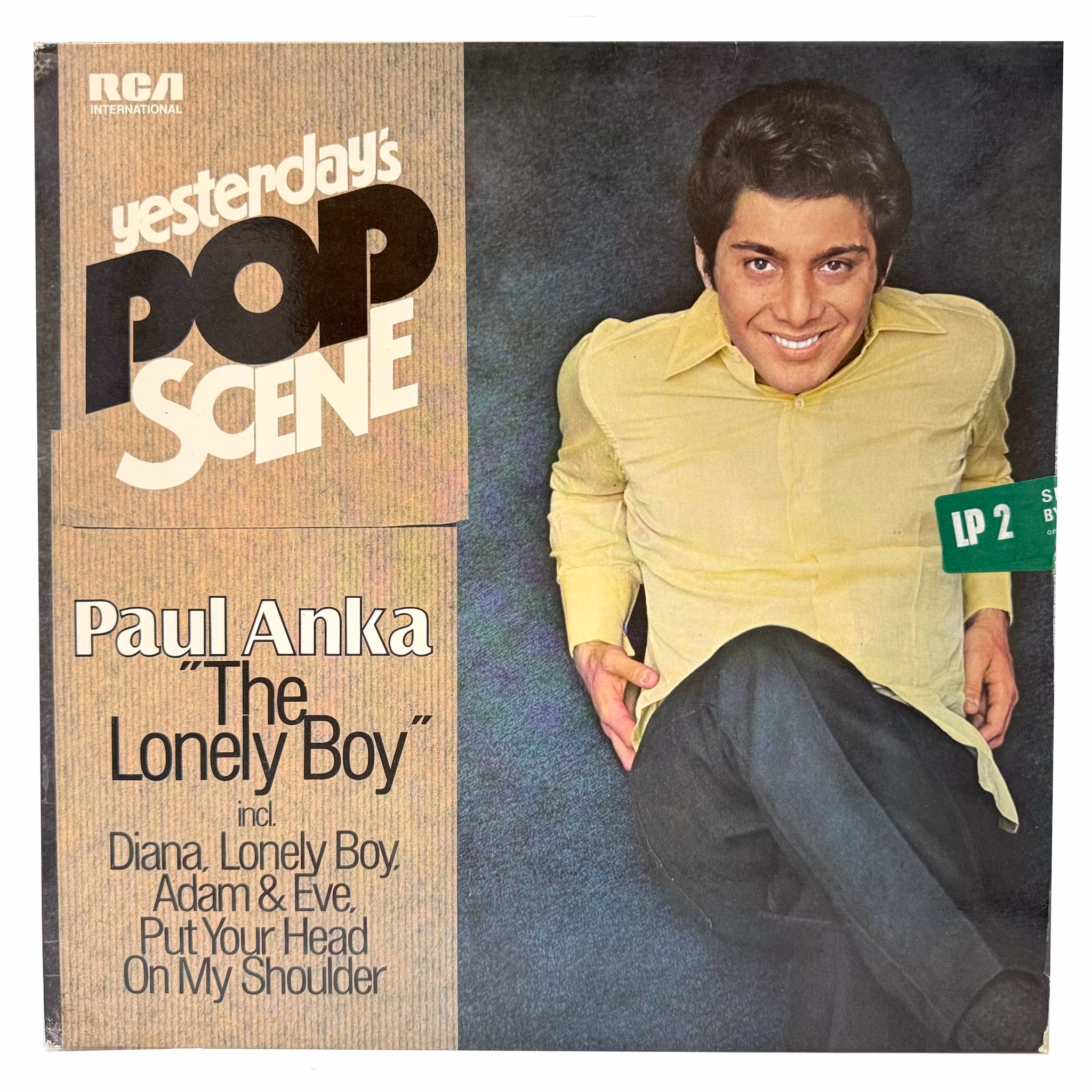 Paul Anka The Lonely Boy. Yesterday's pop scene, LP Vinyl, Unused