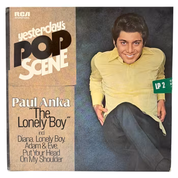 Paul Anka The Lonely Boy. Yesterday´s pop scene, LP Vinyl, Oanvänt