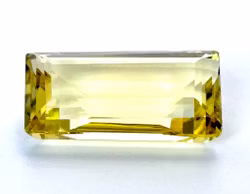 25.95 Karat naturlig obehandlad Citrin med certifikat