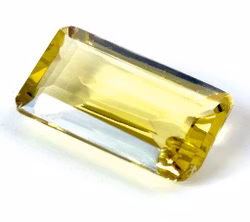 23,96 karat naturlig ubehandlet sitrin med sertifikat