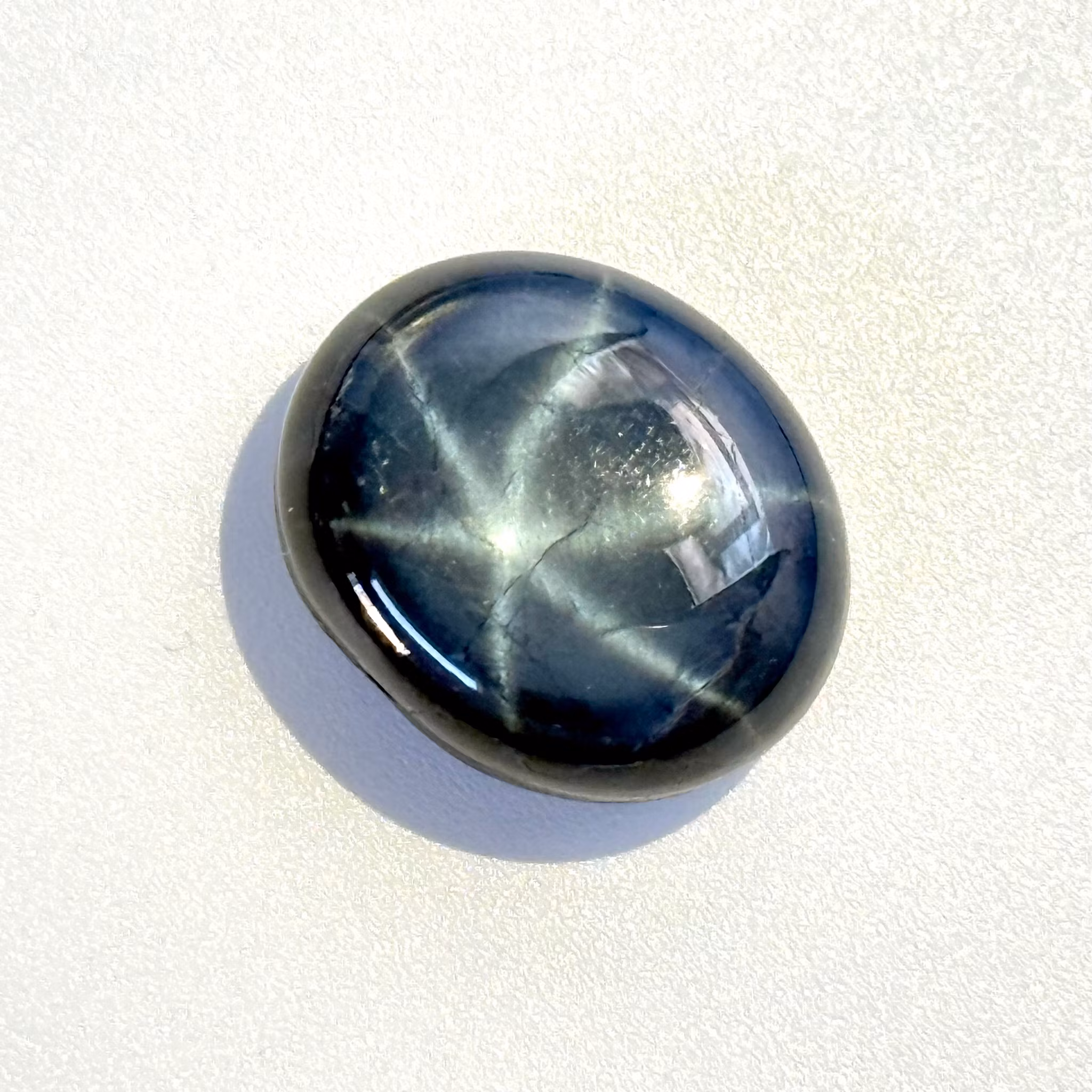 22.75 Karat naturlig obehandlad stjärnsafir