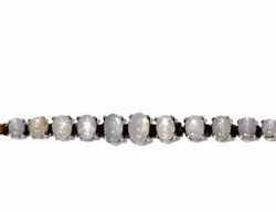 ARMBAND mittdekor av 11 stjärnsafirer