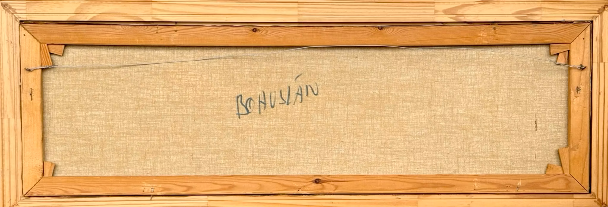 Lars Hall (Ruotsi 1938-2018). Öljymaalaus kankaalle, signeerattu