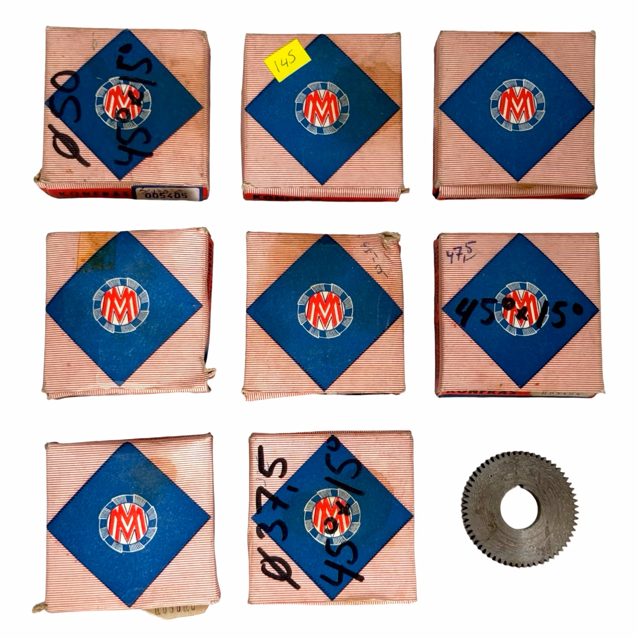 9 st, kon fräsar, konus fräser, Malte Månson AB, Sweden