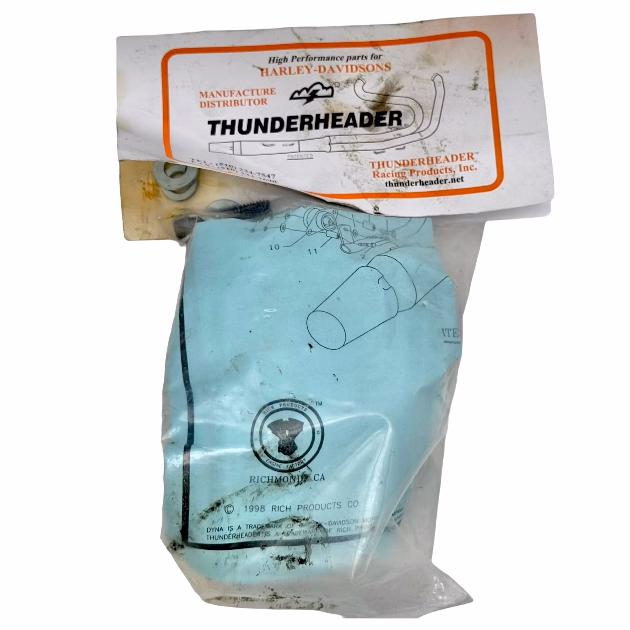 Harley-Davidson, Thunderheader P/N 1022 Cushion - Fits 93-98