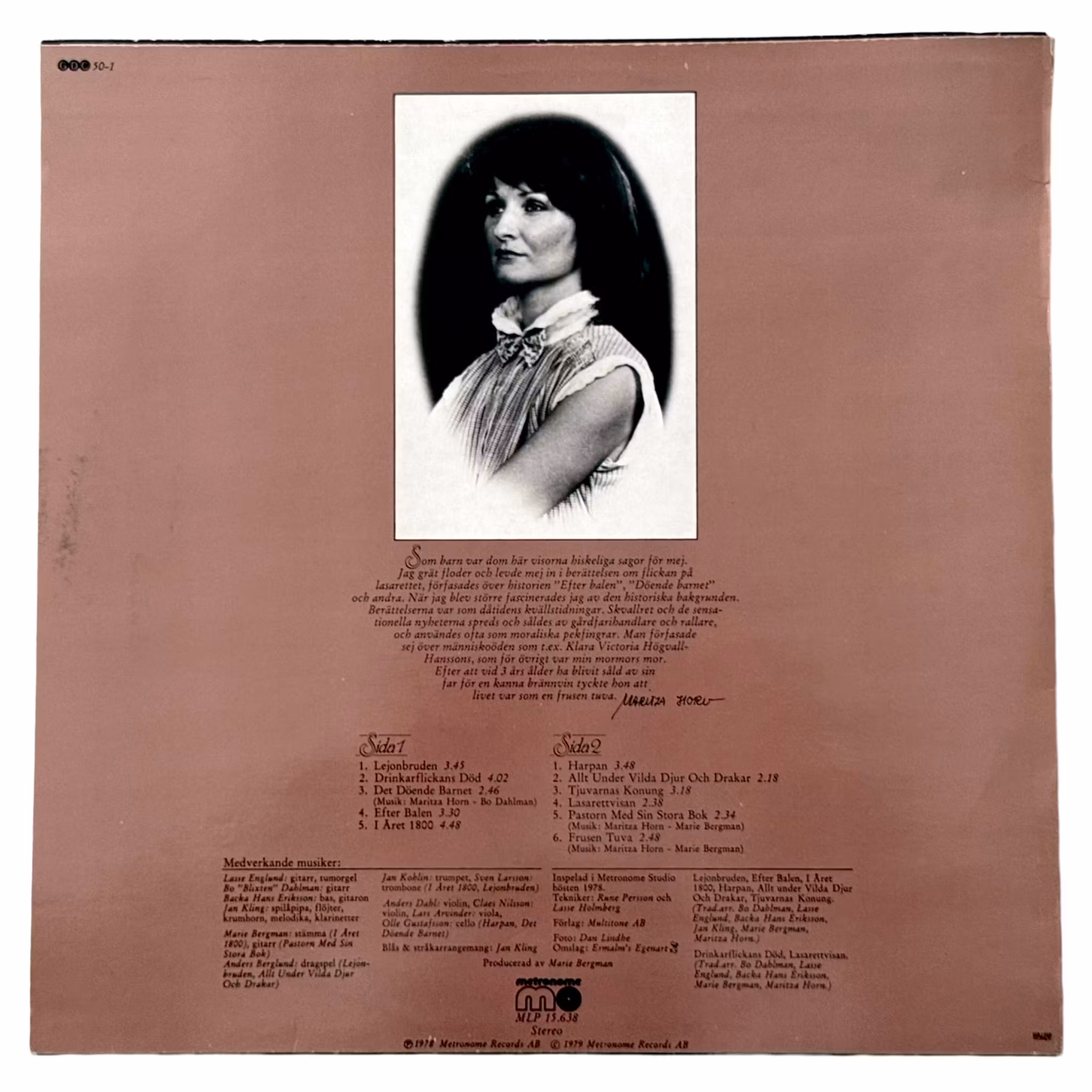 Maritza Horn - Lament and Misery, LP Vinyl